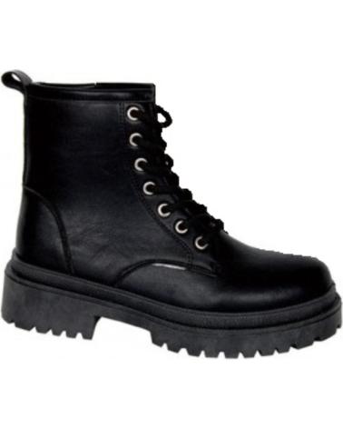 Bottes pour Femme BUBBLE BOBBLE BOTA MILITAR CORDON BUBBLE PARA MUJER M2196 COLOR NEGRO