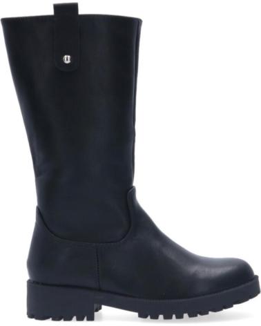 Boots für Mädchen BUBBLE BOBBLE BOTA ALTA PLANA BUBBLE PARA NINA C434 COLOR NEGRO