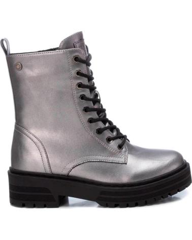 Boots für Damen REFRESH 172081 BOTAS MILITARES METALIZADAS DE MUJER PLOMO
