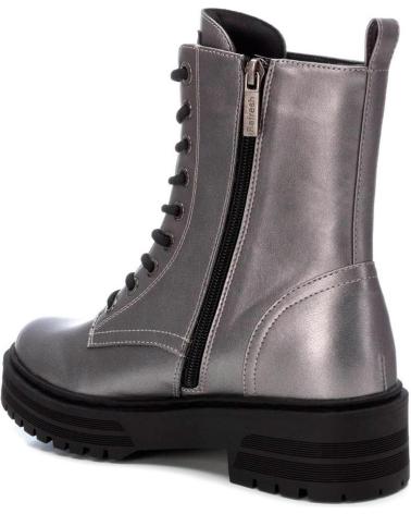 Boots für Damen REFRESH 172081 BOTAS MILITARES METALIZADAS DE MUJER PLOMO
