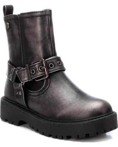 Botas de Niña XTI 150971 BOTAS MOTERAS METALIZADAS DE NINA PLOMO