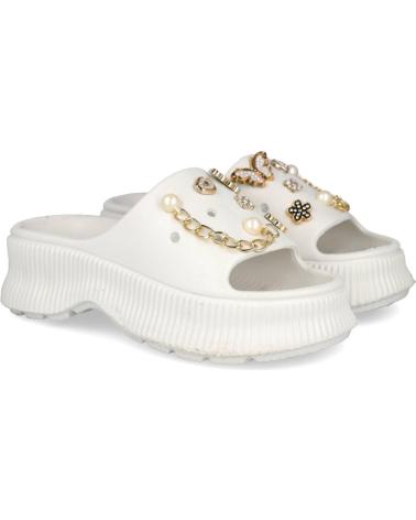 Chanclas de Mujer L&R SHOES LR SHOES XF80-62A CHANCLAS CON PINS INTERCAMBIABLES DE MUJER BLANCO