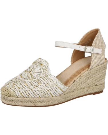 Sandali per Donna L&R SHOES LR SHOES JNS-5Q44 ALPARGATAS DE CUNA PARA MUJER BLANCO