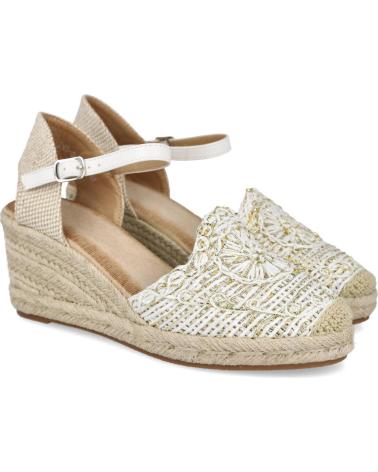 Sandali per Donna L&R SHOES LR SHOES JNS-5Q44 ALPARGATAS DE CUNA PARA MUJER BLANCO
