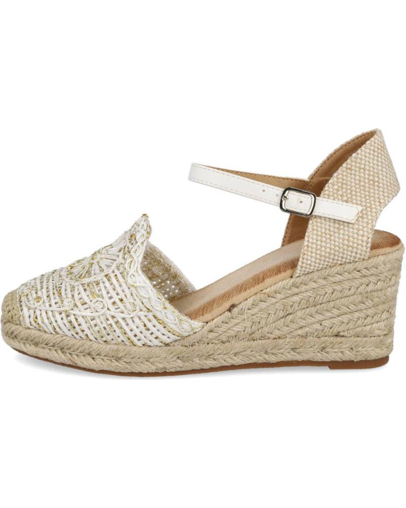 Sandali per Donna L&R SHOES LR SHOES JNS-5Q44 ALPARGATAS DE CUNA PARA MUJER BLANCO