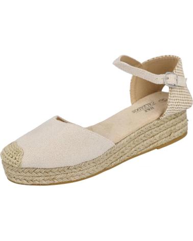 Sandálias de Mulher L&R SHOES LR SHOES 4428 APARGATAS DE CUNA BAJA PARA MUJER BEIGE