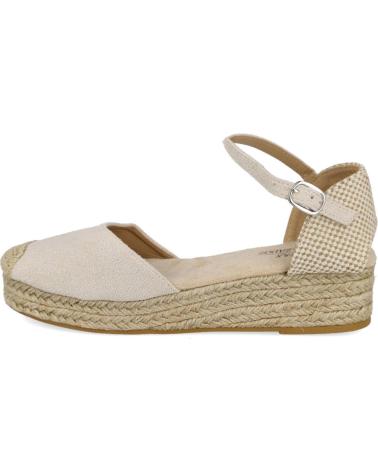 Sandálias de Mulher L&R SHOES LR SHOES 4428 APARGATAS DE CUNA BAJA PARA MUJER BEIGE