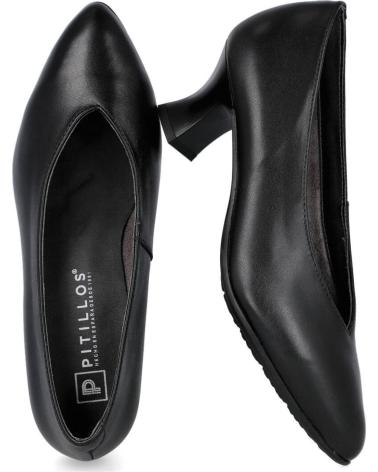 Schuhe für Damen PITILLOS 10150 ZAPATOS DE MUJER CON TACON CHUPETE NEGRO