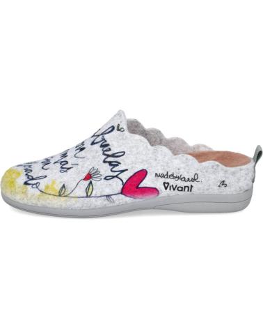 CHINELOS DE CASA VIVANT V-IL-C222325FIGR CINZA PARA MULHER GRIS