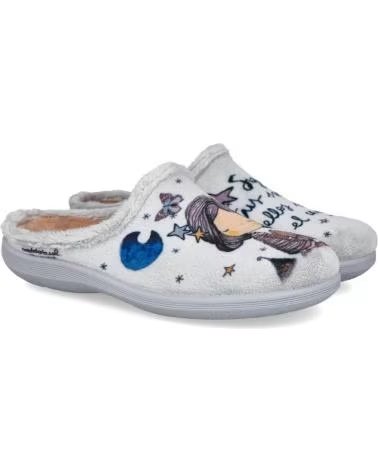 VIVANT ZAPATILLAS DE CASA EN PARA MUJER GRIS
