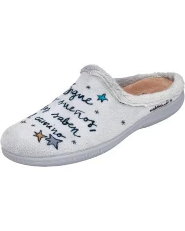 VIVANT ZAPATILLAS DE CASA EN PARA MUJER GRIS