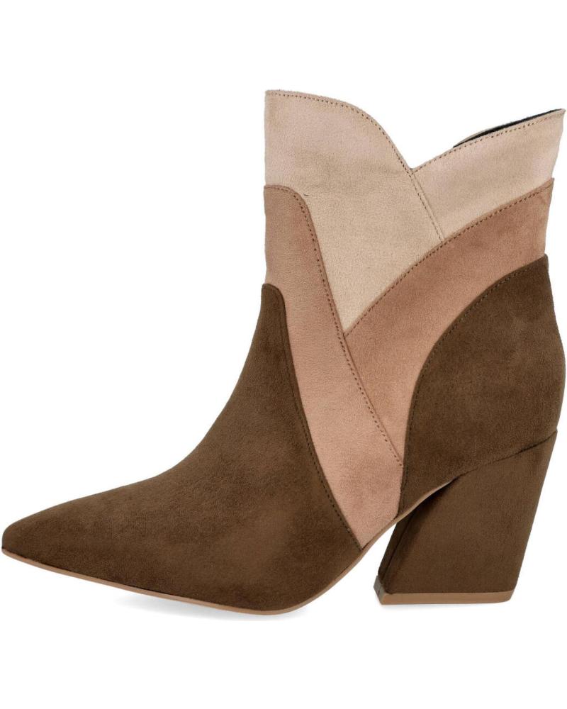 Botas de Mujer AZAREY 494H693 BOTINES DE TACON COMBINADOS TIERRA