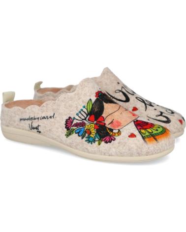 CHINELOS DE CASA VIVANT V-IL-C212660FIBE BEGE PARA MULHER BEIGE CHINELOS DE CASA VIVANT V-IL-C212660FIBE BEGE PARA MULHER BEIGE