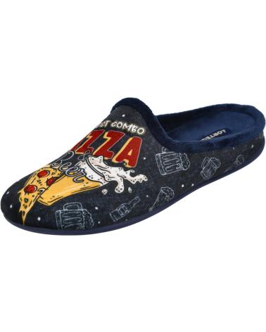 Hausschuhe für Herren PINTURINES J ORTEGA V-210 ZAPATILLAS DE ESTAR POR CASA PARA HOMBRE AZUL