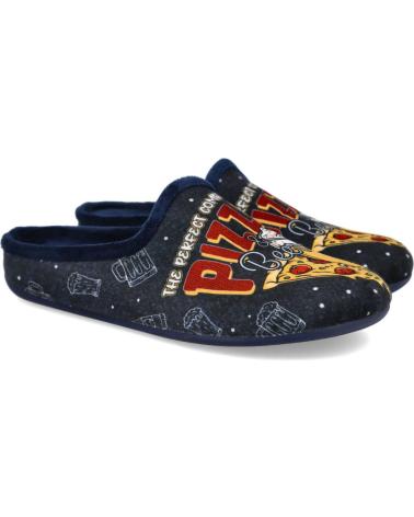 Hausschuhe für Herren PINTURINES J ORTEGA V-210 ZAPATILLAS DE ESTAR POR CASA PARA HOMBRE AZUL