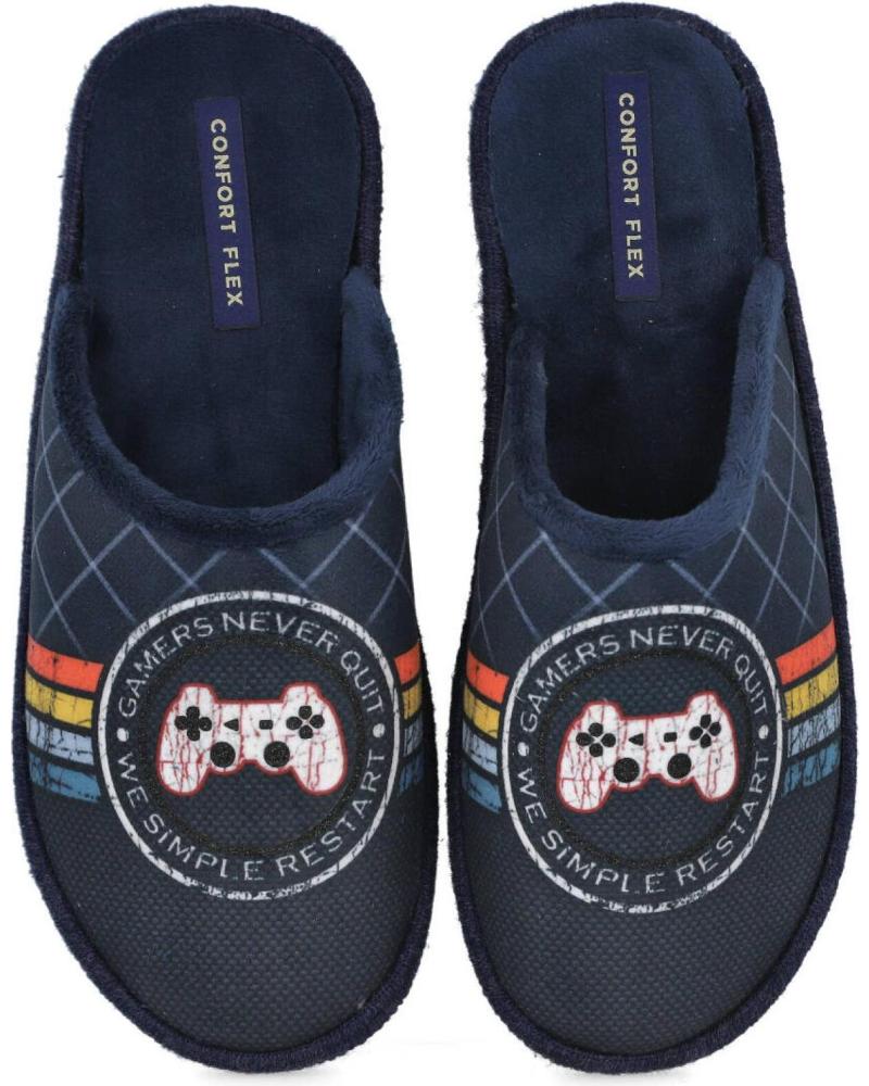 Hausschuhe für Herren PINTURINES J ORTEGA C-221 ZAPATILLAS DE ESTAR POR CASA PARA HOMBRE AZUL