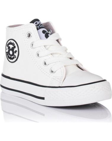 Esportes--De-Niña-CONGUITOS-ZAPATILLAS-ALTAS-DE-BEBE-LOGO-NAPA-BLANCO