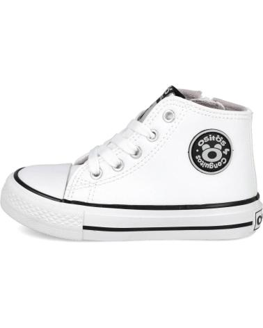 Esportes--De-Niña-CONGUITOS-ZAPATILLAS-ALTAS-DE-BEBE-LOGO-NAPA-BLANCO