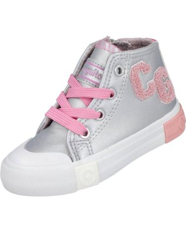 Esportes--De-Niña-CONGUITOS-OSSH127004-ZAPATILLAS-ALTAS-DE-NINA-PLATA