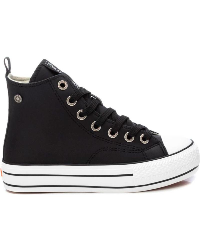 SNEAKERS ALTE IN TELA REFRESH 172201 NERE NEGRO