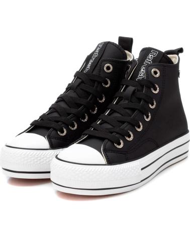 SNEAKERS ALTE IN TELA REFRESH 172201 NERE NEGRO