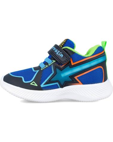Sportivo per Bambino GARVALIN 241805-B008 ZAPATILLAS CON LUCES PARA NINO AZUL