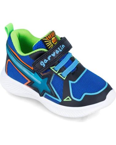 Sportivo per Bambino GARVALIN 241805-B008 ZAPATILLAS CON LUCES PARA NINO AZUL