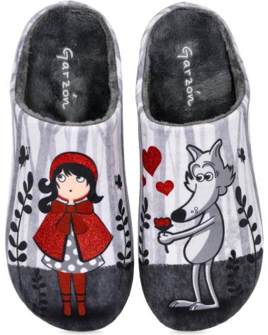 Woman House slipers GARZON 15357-246 ZAPATILLAS DE CASA PARA MUJER GRIS