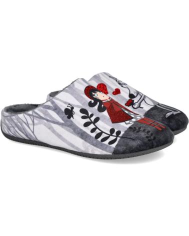 Woman House slipers GARZON 15357-246 ZAPATILLAS DE CASA PARA MUJER GRIS