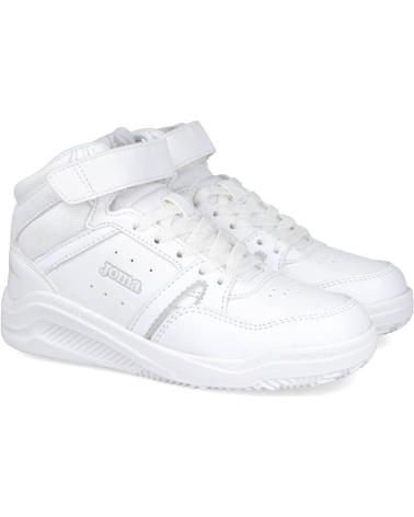 Sportivo-De-Niña-JOMA-PLATEA-MID-JR-2402-ZAPATILLAS-DEPORTIVAS-ALTAS-BLANCO
