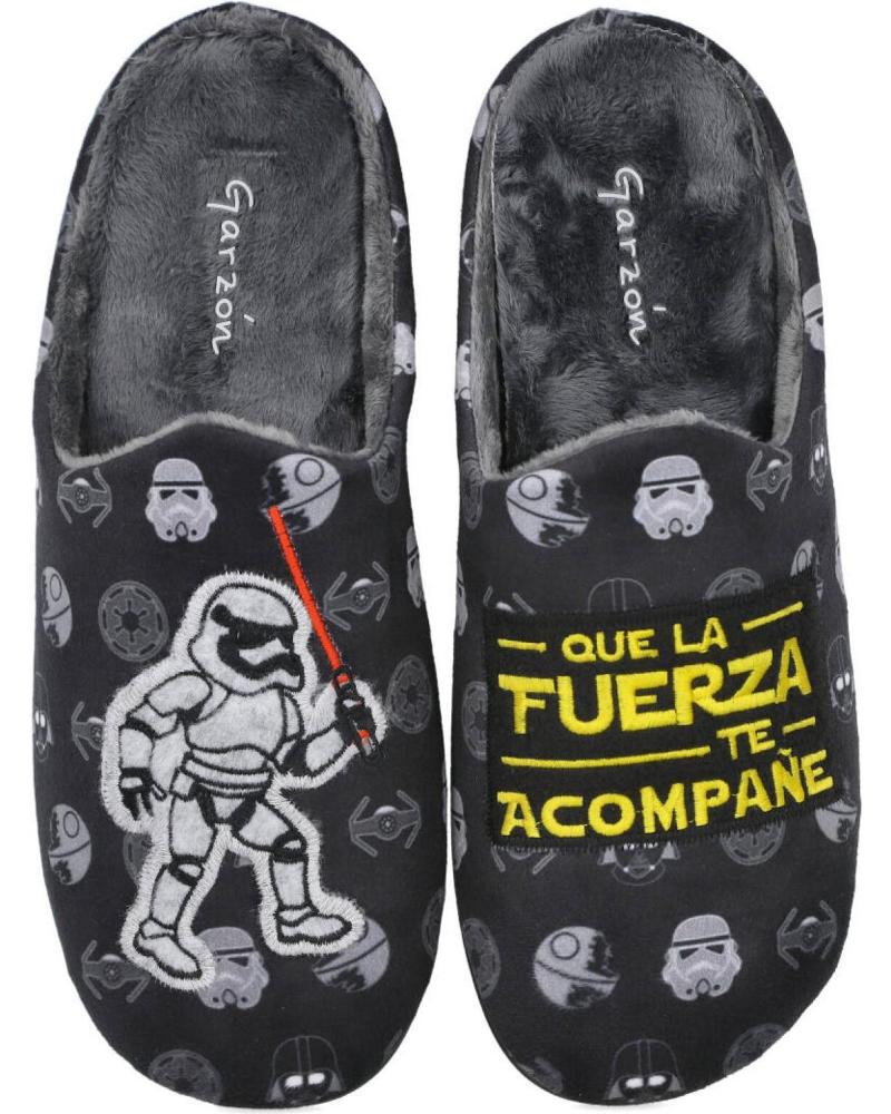 Hausschuhe-De-Hombre-GARZON-8361-246-ZAPATILLAS-DE-CASA-PARA-HOMBRE-NEGRO
