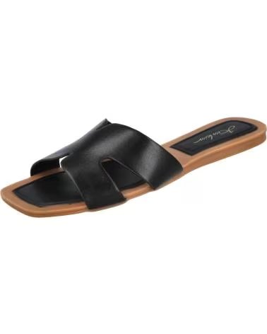 SANDALIAS PLANAS DE PALA BUBBLE BOBBLE M2437 10070-628292 NEGRO