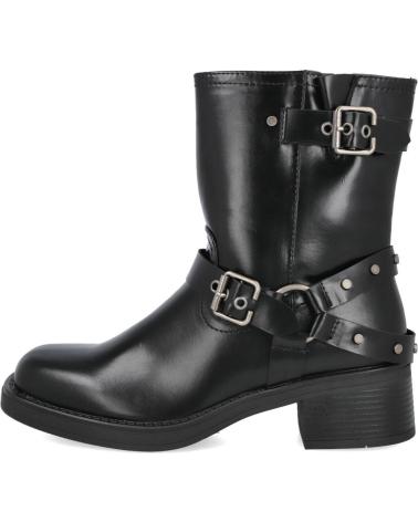 Bottes pour Femme POPCORN 3030 BOTAS MOTERAS DE MUJER NEGRO
