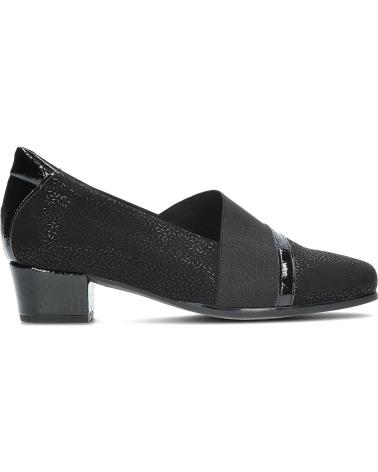 Woman Flat shoes D`CUTILLAS ZAPATOS CON TACON DOCTOR CUTILLAS 81753 ANCHO ESPECIAL NEGRO