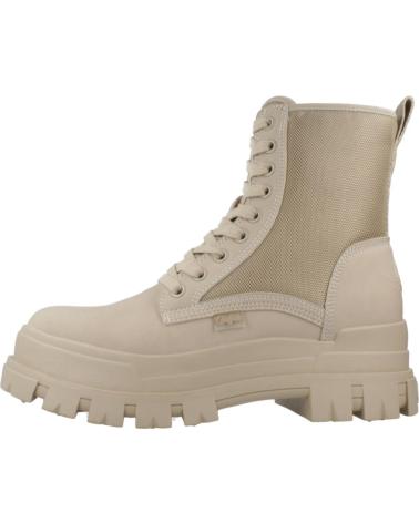 Stivali per Donna BUFFALO BOTAS MUJER MODELO ASPHA COM2 LACEUP MID COLOR MARRON CREAM
