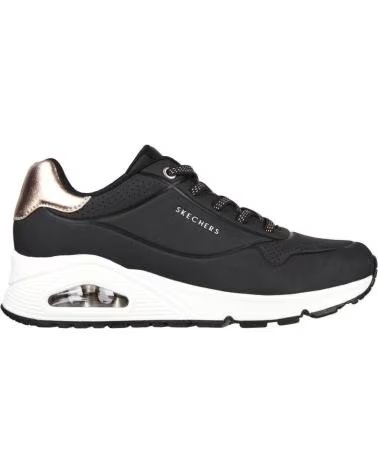 Tênis-casuais-para-mulheres-SKECHERS-DEPORTIVAS-EN-COLOR-PARA-NEGRO