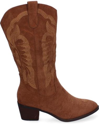 Boots für Damen PUNTOSALAO BOTAS DE TACON CAMPERO COMODAS PARA MUJER COLOR MARRON YG805 VARIOS COLORES