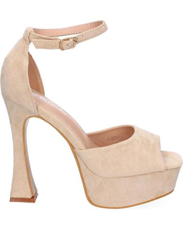 Sandálias de Mulher PUNTOSALAO SANDALIAS DE FIESTA TACON Y PLATAFORMA PARA MUJER COLOR BEIG VARIOS COLORES