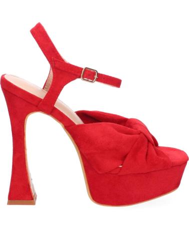 Sandalias de Mujer PUNTOSALAO SANDALIAS DE FIESTA TACON Y PLATAFORMA PARA MUJER COLOR ROJO VARIOS COLORES