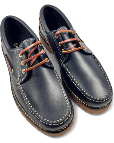 Scarpe per Uomo TIMBOS ZAPATO NAUTICO DE HOMBRE PIEL MARINO 130639 AZUL