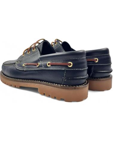 Scarpe per Uomo TIMBOS ZAPATO NAUTICO DE HOMBRE PIEL MARINO 130639 AZUL