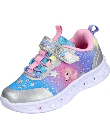 Sportif pour Fille L&R SHOES LR SHOES FH521-L ZAPATILLAS DEPORTIVAS CON LUCES PARA NINA CELESTE