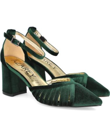 AZAREY ZAPATOS DE TACON EN PARA MUJER VERDE