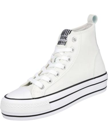 CONGUITOS WEISSE HOHE CANVAS-SNEAKER BJSH362001 BLANCO