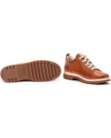 Zapatos-De-Mujer-PIKOLINOS-VIGO-ZAPATOS-DEPORTIVOS-CON-CORDONES-PARA-MUJER-BRANDY