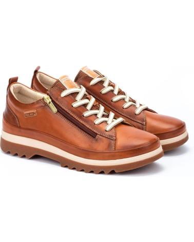 Zapatos-De-Mujer-PIKOLINOS-VIGO-ZAPATOS-DEPORTIVOS-CON-CORDONES-PARA-MUJER-BRANDY