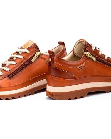 Zapatos-De-Mujer-PIKOLINOS-VIGO-ZAPATOS-DEPORTIVOS-CON-CORDONES-PARA-MUJER-BRANDY