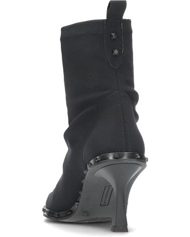 Mid-Boots-De-Mujer-PEDRO-MIRALLES-BOTINES-DE-TEJIDO-ELASTICO-28607-TORONTO-NEGRO