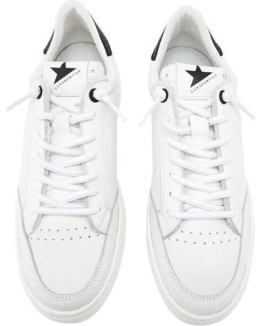 Man Trainers CETTI 1307 PIEL BLANCA BLANCO