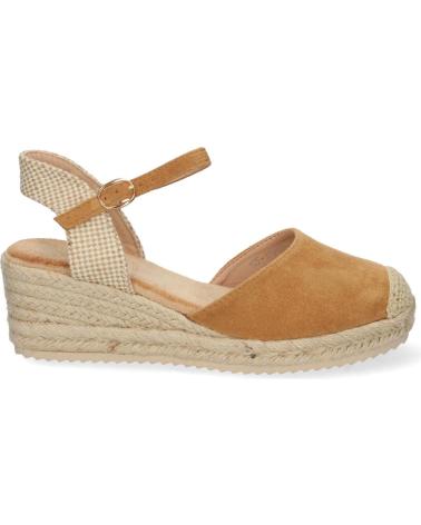 Sandalias de Mujer PUNTOSALAO SANDALIA DE CUNA BAJA EN YUTE MUJER COLOR CAMEL TEXTURA VARIOS COLORES